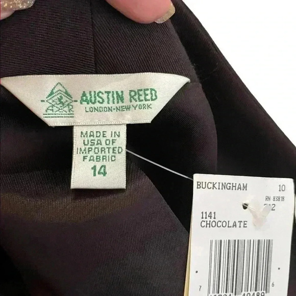 Austin Reed London-New York Worsted Wool Jacket Size 14 - Picture 3 of 7